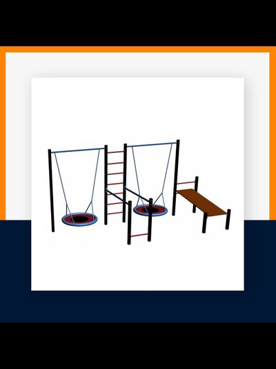 Спортивная площадка Workout W150 с гнездом