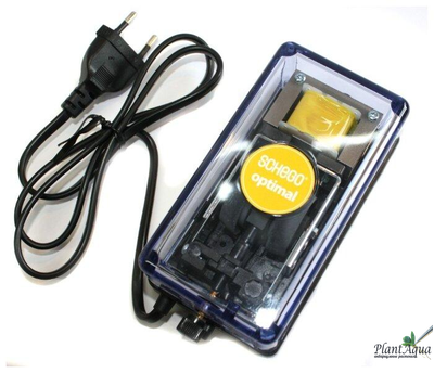 Компрессор Schego optimal 250 одноканальный для аквариума на 250 л