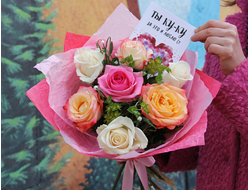 "За это и люблю" - букет из роз