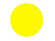 Знак безопасности Жёлтый круг на двери, плёнка, D150 10шт