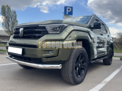 Защита переднего бампера Папа Тюнинг d76 для TANK 400 2023-