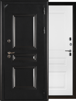 Входная дверь с терморазрывом «Поларис» белый матовый