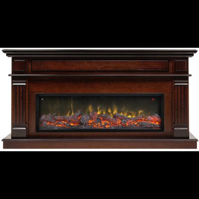 Линейный электрокамин Islandia AO с очагом Beverly 1000