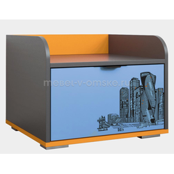 ШМ240 Тумба прикроватная Сити. Размер: 540х410х440
