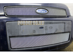 Защита радиатора Ford Fusion 2005-2012 chrome верх