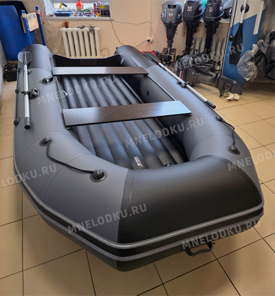 Моторная лодка Таймень NX 3600 НДНД PRO MAX графит/черный нос