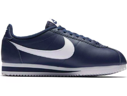 Nike Cortez (Синие с белым) кожа