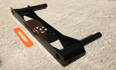 Подрамник (площадка) лебёдки Нива 4х4 "Вольф-стелс ZST-C-2" универсальный на трубах