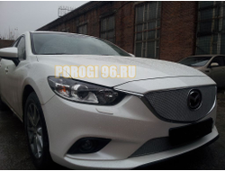 Защита радиатора Mazda 6 2012-2015 chrome низ PREMIUM