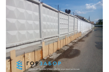 Бетонный забор ремонт с гарантией