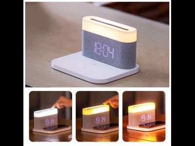 Ночник с часами Xiaomi Youpin VFZ для беспроводной зарядки C-WCLL-C01 White