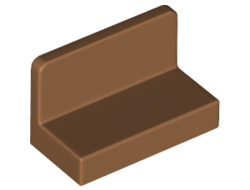 Panel 1 x 2 x 1 with Rounded Corners, Medium Nougat (4865b / 6226646)