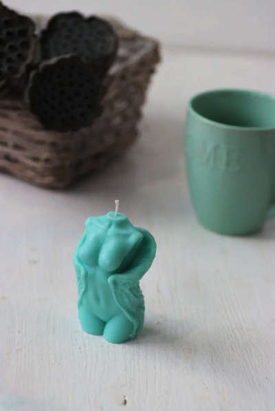 Свеча "Эльза" Бирюза