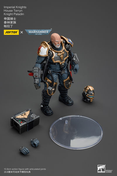 ПОСЛЕ ОБЗОРА - Рыцарь-паладин дома Террин (Warhammer 40k) - КОЛЛЕКЦИОННАЯ ФИГУРКА 1/18 Imperial Knights House Terryn Knight Paladin (JT9299) - JOYTOY