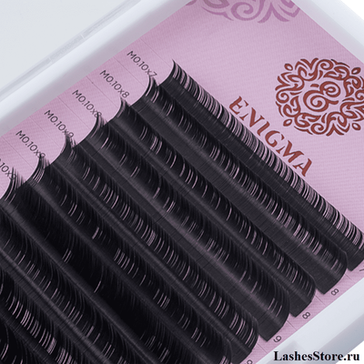 Ресницы чёрные ENIGMA - mini MIX (6 линий)