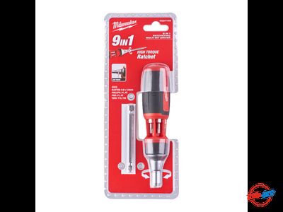 Отвертка универсальная с трещоткой 9 в 1 Milwaukee 4932471598