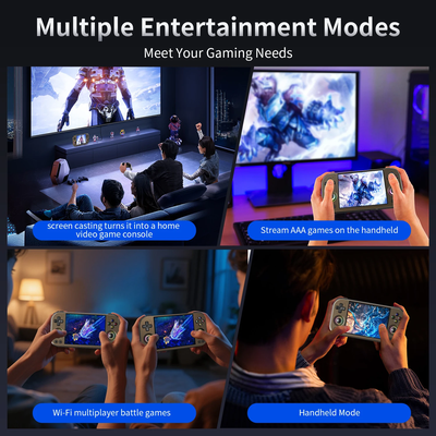 Портативная игровая консоль ANBERNIC RG477M MAX 256Gb+TFcard 256Gb. Цвет Шоколадная бронза