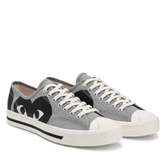 Кеды Play Comme des Garçons x Converse Jack Purcell серые низкие