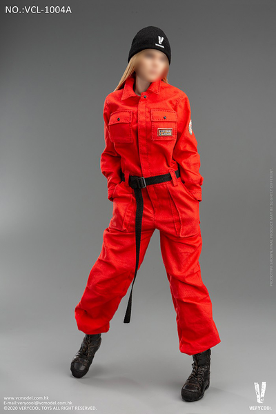 Женский комплект с комбинезоном (оранжевый) 1/6 Work-Wear Set (Tangerine) (VCL-1004A) - VERYCOOL