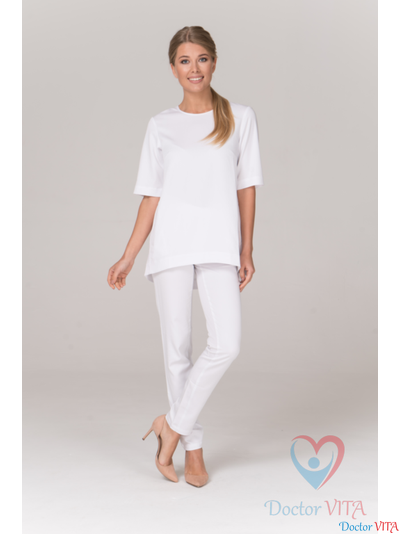 ТУНИКА МЕДИЦИНСКАЯ DR.SUPER "HELEN" БЕЛАЯ