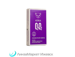 Месячные контактные линзы Adria O2O2 (2 линзы) в ЛинзаМаркет Ижевск