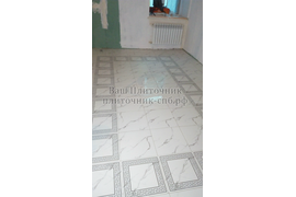 Прямая укладка плитки на пол