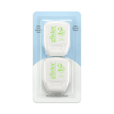 glister™ Многофункциональная зубная нить, 2 упак. х 50 м.
