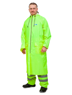 Плащ Poseidon WPL влагозащитный, цвет лимонный, ПВХ