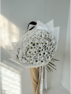 Букет из 35 кустовых хризантем