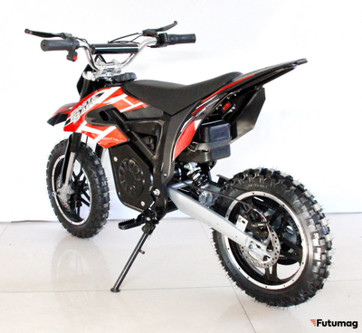 Электромотоцикл GreenCamel Питбайк DB400, 48V 1200W R10 быстросъемная батарея красный