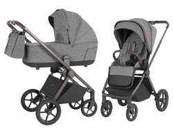 Коляска 3в1 Carrello Ultra Metal Grey 2026 (Nova)