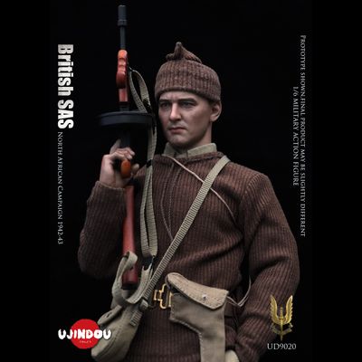 Боец SAS в Северной Африке 1942-1943 г - КОЛЛЕКЦИОННАЯ ФИГУРКА 1/6 WWII BRITISH SAS North African Campaign 1942-43 (UD9020) - UJINDOU