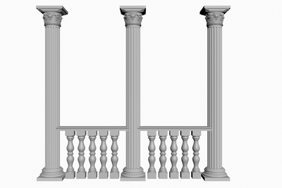 балюстрада балясин BL-004 с колонной