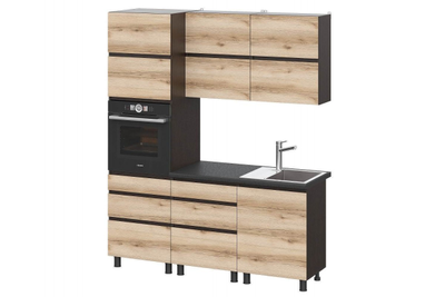 Угловая кухня Берген (2,6*2,0) модульная можно заказать по своим размерам