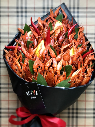 Мужской букет из раков (размер на выбор)