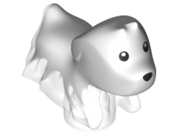 Dog, Ghost with Marbled White Pattern Spencer, Trans-Clear (52672pb01 / 6271329)