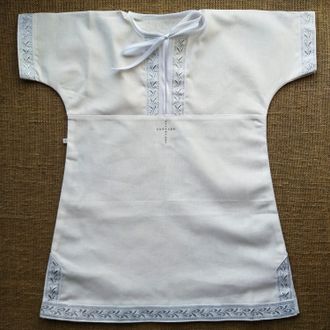 Рубашка крестильная, арт.РК 7, размеры:  62 - 170