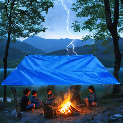 ТЕНТ ТАРПАУЛИН 2 X 3 М , 150 Г/М2 , ШАГ ЛЮВЕРСОВ 0,5  строительный защитный укрывной купить в Москве