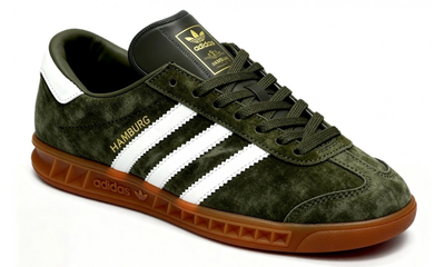 Adidas Hamburg Green White Gum