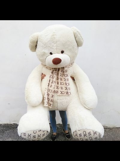 Плюшевый мишка Микки 240 см молочный