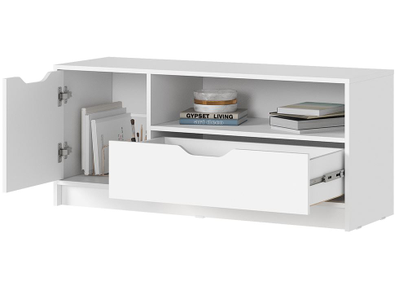Руна ТВ-01 Тумба под ТВ Белый/Белый