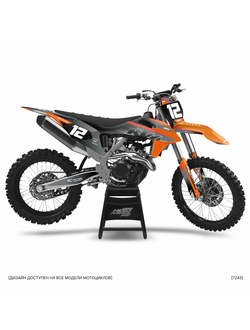Наклейки на мотоцикл KTM 125-450 SX, SXF 2019-2022, EXC 2020-2023/GR8 #7245
