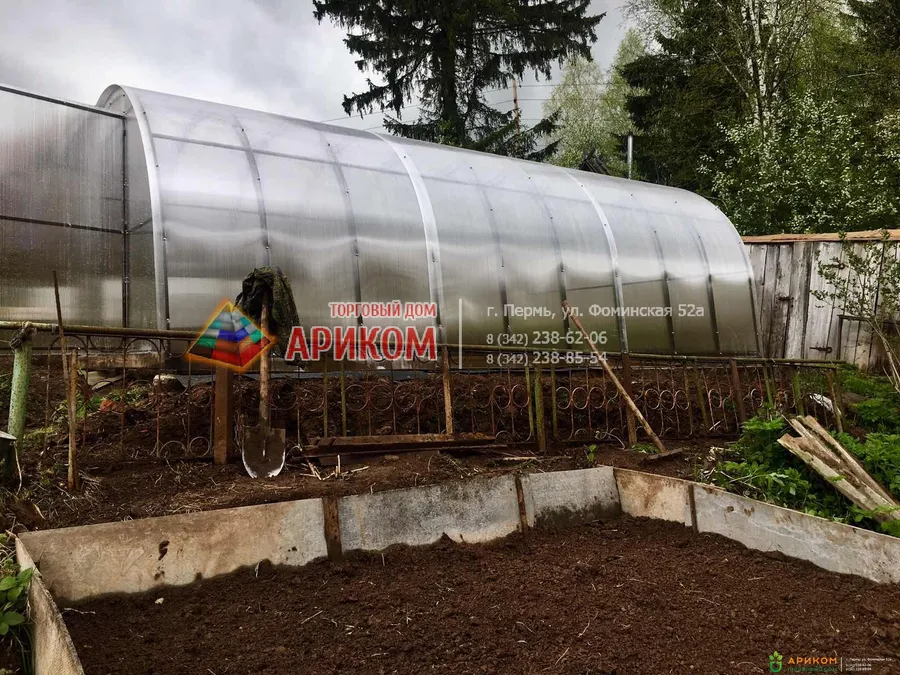 Теплицы и сотовый поликарбонат в Перми от Ариком