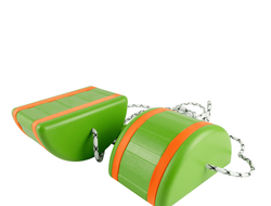 "Шагающие камни" зеленые