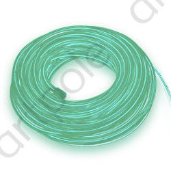 Комплект 10 м гибкий неоновый шнур цвет бирюзовый + блок питания (на 20-50м)