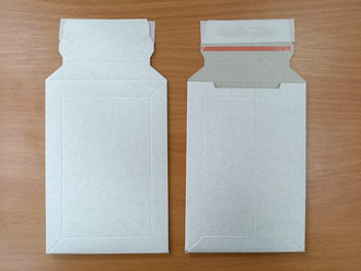 Пакет А6 UltraPack, белый, немелованный картон, 105х150, стрип, PS100