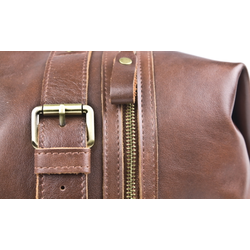 Кожаная дорожная сумка Campora Premium brown (арт. 
4019-53)