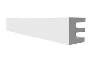 Молдинг Decor Dizain DD612, дюрополимерный, влагостойкий, под покраску, длина 2 м