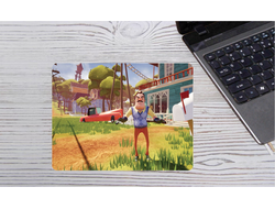 Коврик для мышки Привет Сосед/ Hello Neighbor №11