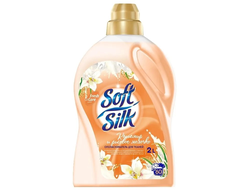 Ополаскиватель для белья с антистатическим эффектом "Soft Silk" кашемир и рисовое молочко, 2л